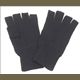 Rukavice pletené bez prstů černé